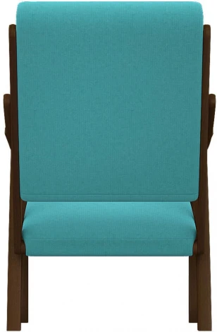 Кресло Вега 10 ткань бирюза, каркас орех от фабрики Mebelik