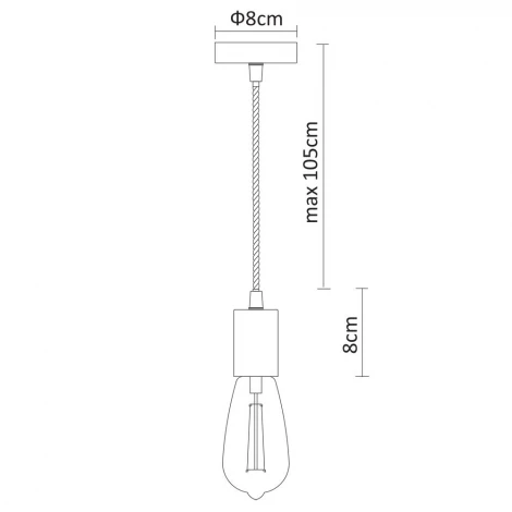 Подвесной светильник Arte Lamp Fuori A9184SP-1BK