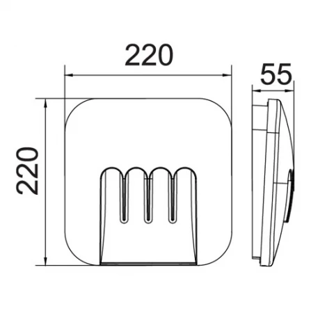 Настенный светильник уличный Oasis Light W1872 S