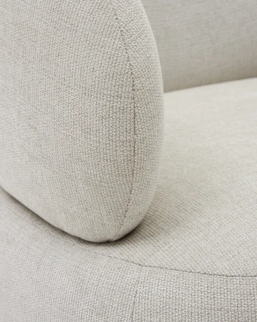 Luisa Кресло жемчужное с ножками из массива бука La Forma (ex Julia Grup) арт.177085