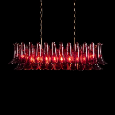 Подвесная люстра Loft It Lilou 10600/1200R Burgundy