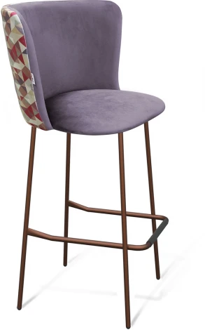 Стул барный SHT-ST36-4/S29 сумеречная орхидея/медный металлик от фабрики Sheffilton