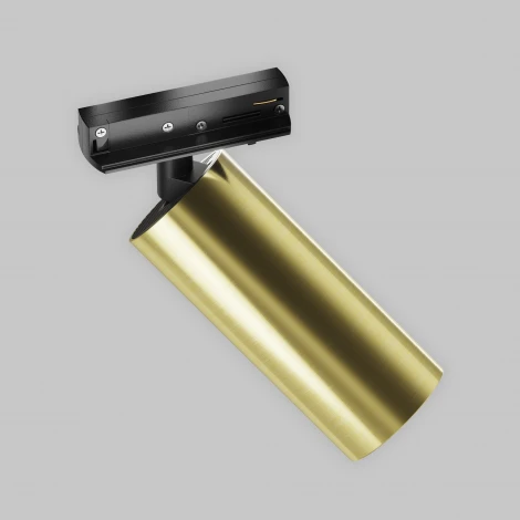 Трековый светильник однофазный 220V Maytoni Focus LED TR021-1-12W3K-W-BBS (круглые)