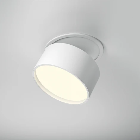 Встраиваемый светильник Maytoni Onda DL024-12W3K-W (LED, 220V, круглые)