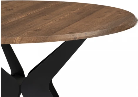 Деревянный стол Notta Рикла 100х76 орех кантри / черный 553561