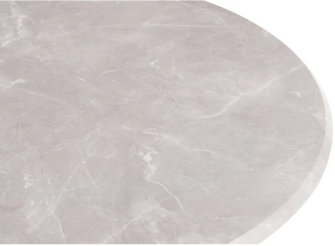 Деревянный стол Notta Абилин 100х76 мрамор светло-серый / черный матовый 507220