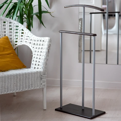 Вешалка костюмная Дэви 1 металлик/венге от фабрики Mebelik