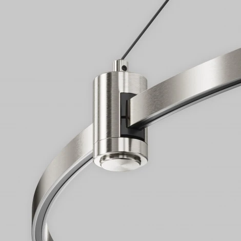 Подвесной набор с основанием под блок питания для круглого шинопровода Maytoni Accessories for tracks Flarity TRA154SW-BB-R-PT (24V)