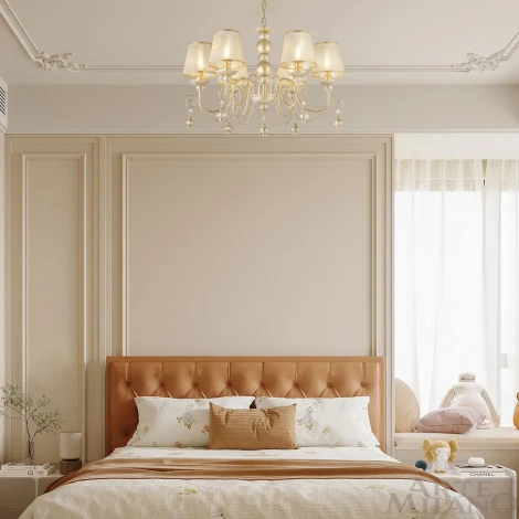 Подвесная люстра Arte Milano AM347620 347620/6 FGD (220V, подвески, на цепи)