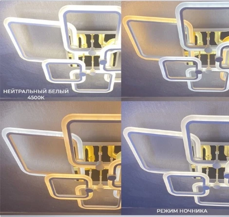 Потолочная люстра Wedo Light Adzhira WD7500/6C-WT-FGD-RGB