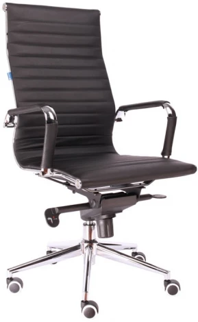 Компьютерное кресло для руководителя Rio M кожа черный