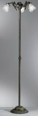 Торшер Nervilamp 2081 P2081/3/ST (220V, фонарь, фигура человека)