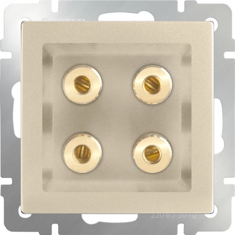 Акустическая розетка (шампань) Werkel W1185011 (a050862)