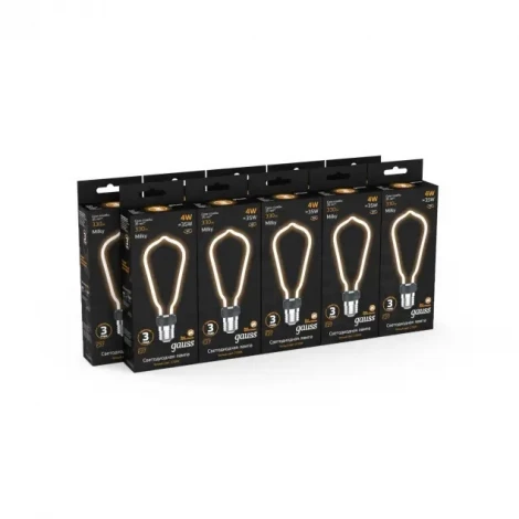 Лампочка светодиодная филаментная Gauss 1005802104