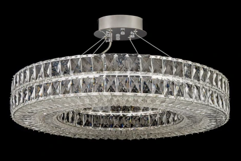Подвесная люстра Arti Lampadari Sora E 1.5.80.100 N (220V, хрусталь, на тросе, круглые)