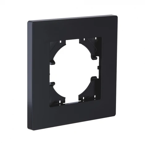 Рамка 1-постовая черный матовый Kollinger Aspekt AT1BM
