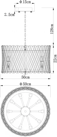 Подвесная люстра Divinare Bivara 7567/18 SP-10