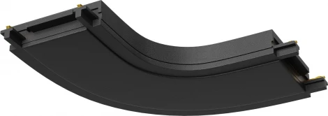 Конектор питания полукруглый Radity черный (магнитный) Maytoni Technical TRA084CR-11B