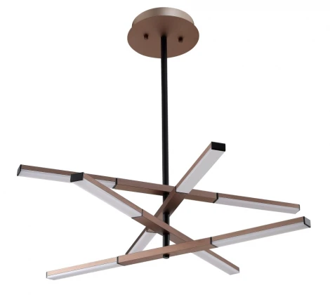 Потолочная люстра Crystal Lux HI-WAY SP8 COFFEE