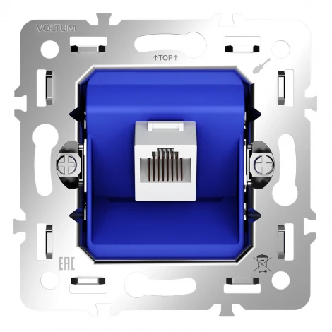 Механизм розетки компьютерной RJ45 Voltum S70 VLS0601M