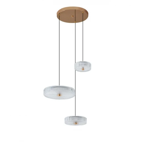 Подвесной светильник светодиодный Arti Lampadari Viro Viro L 1.5.40 G (220V, на проводе, круглые)