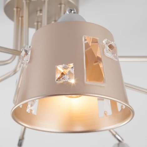 Потолочная люстра Eurosvet Benna 70105/8 шампань