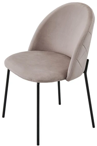 Стул C-962 бежевый G062-14/матовый черный