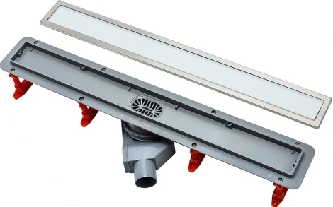 Душевой лоток Pestan Confluo Premium Line 850 белое стекло/сталь