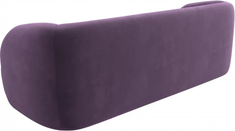 Диван прямой Лига-041 (Сиреневый/Микровельвет) Лига Диванов арт.122198