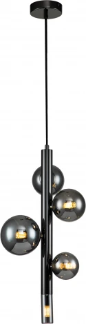 Подвесной светильник Canto V000238 (11026/5P Black ) (220V, на проводе, шар)