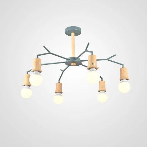 Потолочная люстра на штанге Les Color D80 Blue Imperiumloft ﻿Lesc_01 (220509-23)