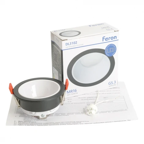 Светильник потолочный встраиваемый Feron DL3102 51401