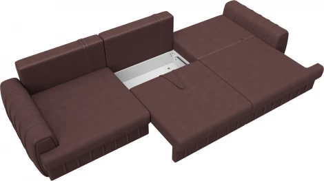 Диван прямой Лига-057 НПБ Лонг Лига Диванов (Замша) арт.129254