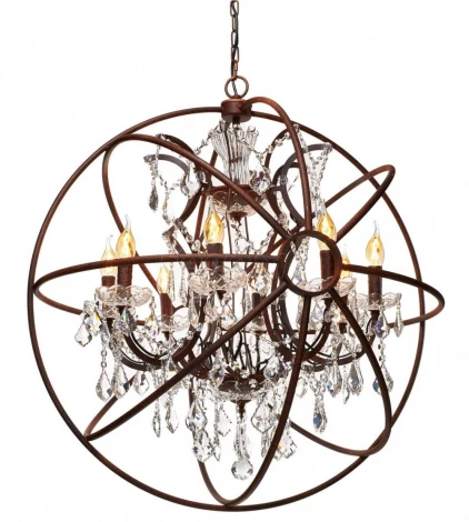 Подвесная люстра Loft It Foucaults Orb Crystal LOFT1897/8 подсвечник