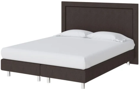 PROxSON Кровать London Boxspring Lift (Ткань: Рогожка Тетра Брауни) 160x200