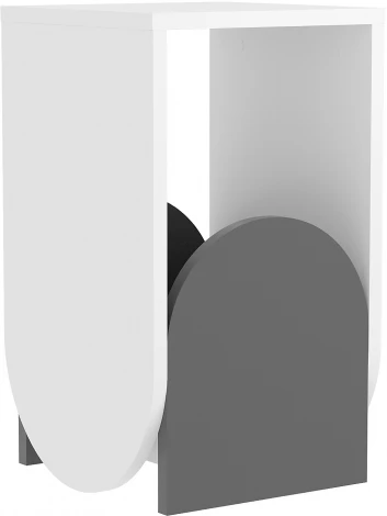 Стол приставной NUN SIDE TABLE (Темно-серый) LEVE
