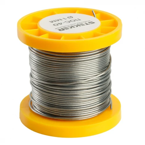 Припой с канифолью в бобине 50 гр. Stekker 50314