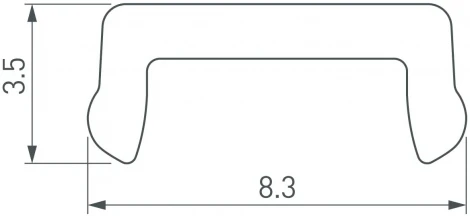 Экран LINE-1019-W8-2000 OPAL (Arlight, Пластик) 053427