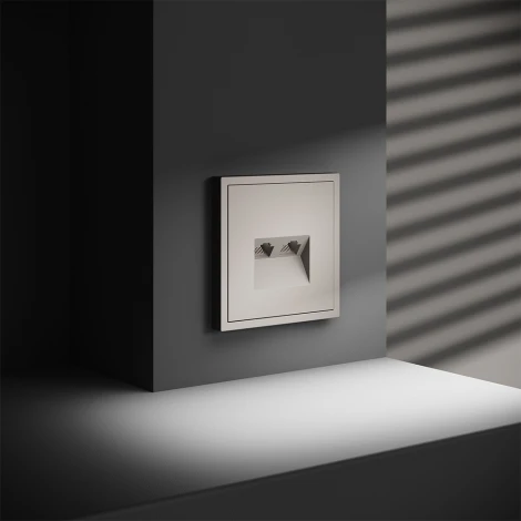 Розетка двойная Ethernet RJ-45 (кашемир) Voltum S70 VLS060203