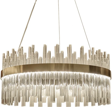 Подвесная люстра L'Arte Luce Mayfair L43008.92 (LED, 220V, хрусталь K9, на тросе, круглые)