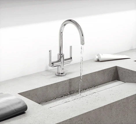 Смеситель Kludi Nova Fonte Puristic 201180515 для раковины