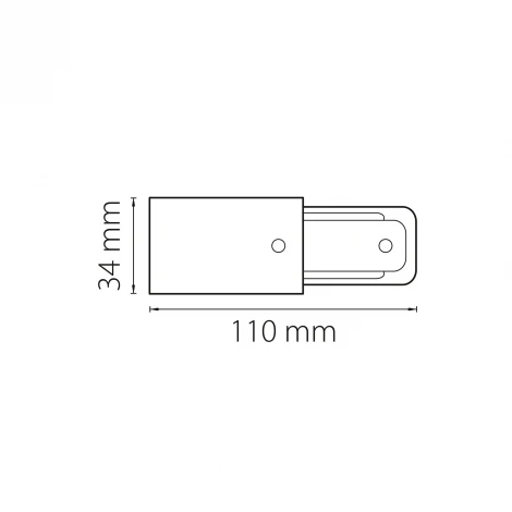 Питание боковое Lightstar Barra 502119 (220V)