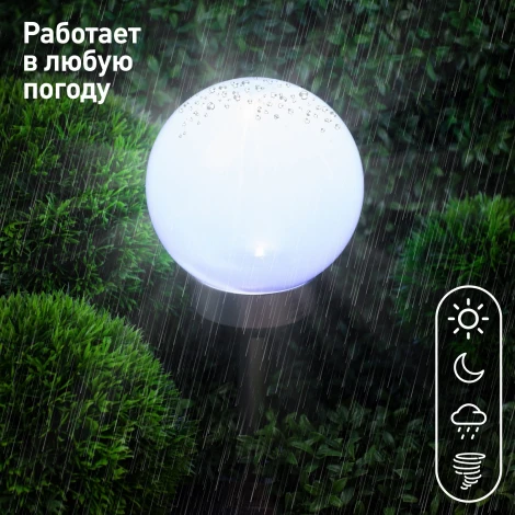 Грунтовый светильник светодиодный на солнечных батареях ЭРА ERASF22-20