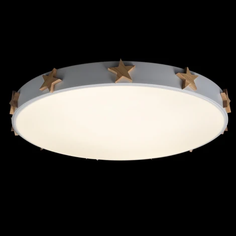 Потолочный светильник круглый Loft IT Axel 10006/36 White (для детской, LED, 220V, круглые, звезды)