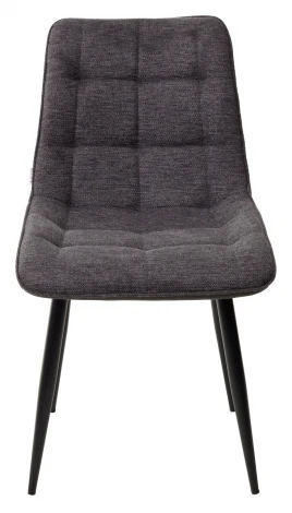 Стул CHIC 1983-18 графитовый меланж/ RU-08 антрацит/ черный каркас