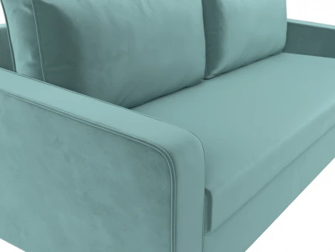 Диван прямой Лига-009 (Бирюзовый/Велюр) Лига Диванов арт.118041