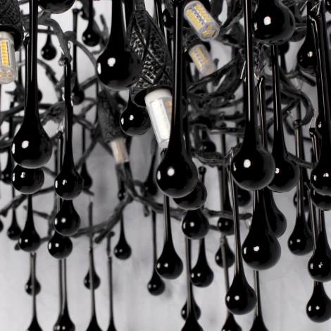 Подвесная люстра Loft It Bijout 10067/1500 BK (220V, на тросе, ветки)