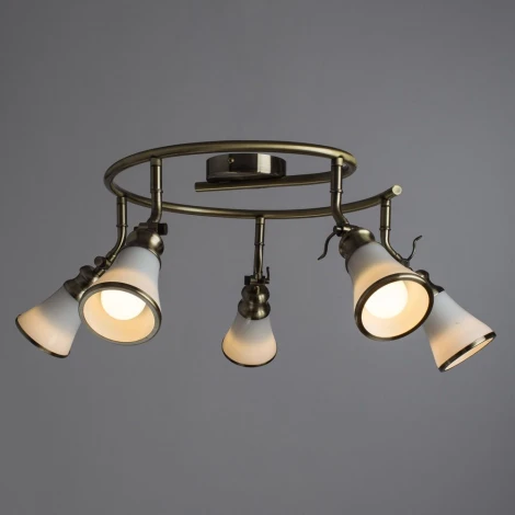 Спот Arte Lamp Vento A9231PL-5AB