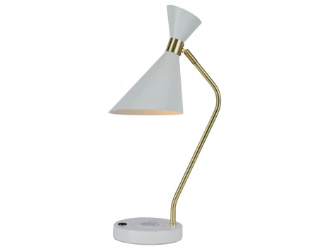 Настольная лампа с беспроводной зарядкой для телефона с выключателем IP21 Zortes Desklight ZRS.1066.05