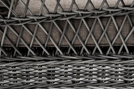 "Гранд Латте" кресло из искусственного ротанга, цвет графит 4SIS арт.УТ-00003064